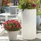 Vase med havebelysning eller stue Farvet moderne design - Cilindrostar Viadurini