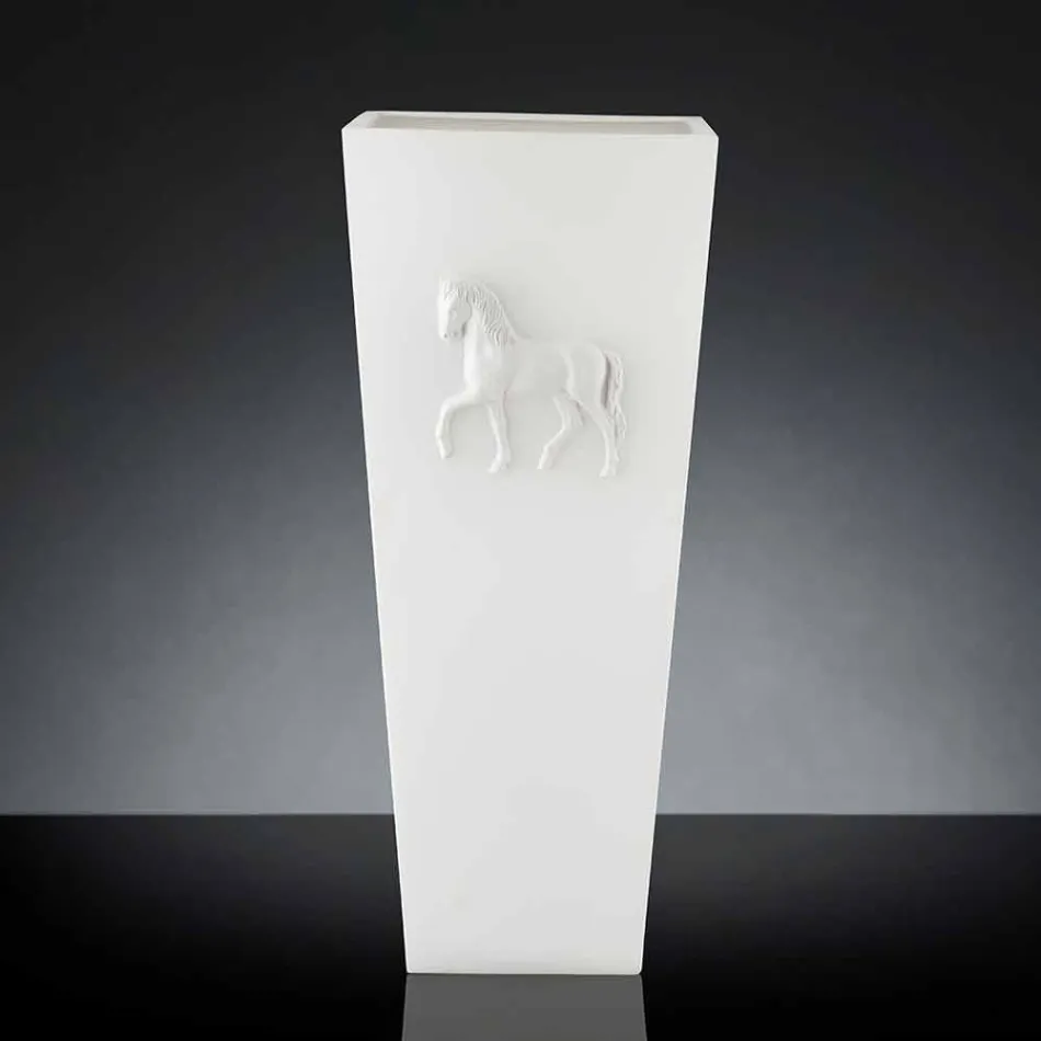 Vase af moderne design terning 100% Made in Italy Cody Viadurini