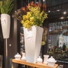 Vase af moderne design terning 100% Made in Italy Cody Viadurini
