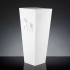 Vase af moderne design terning 100% Made in Italy Cody Viadurini