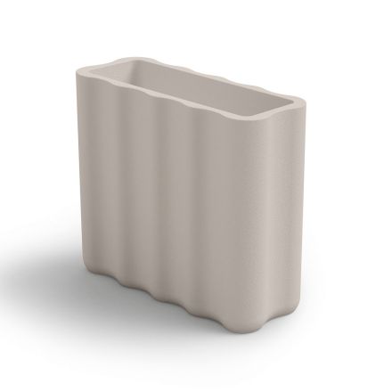 Udendørs vase i farvet polyethylen 2 størrelser lavet i Italien - Barbia Viadurini