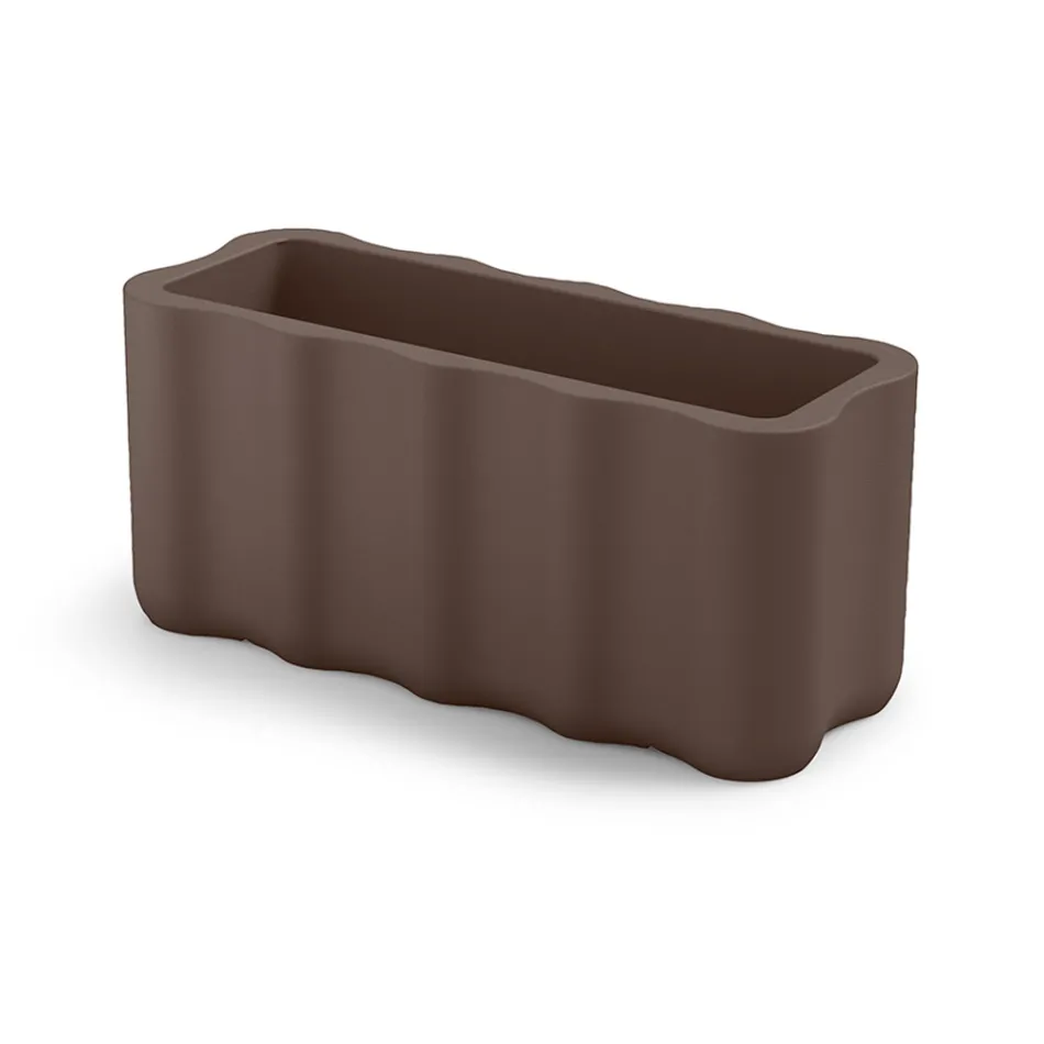 Udendørs vase i farvet polyethylen Made in Italy - rodet Viadurini