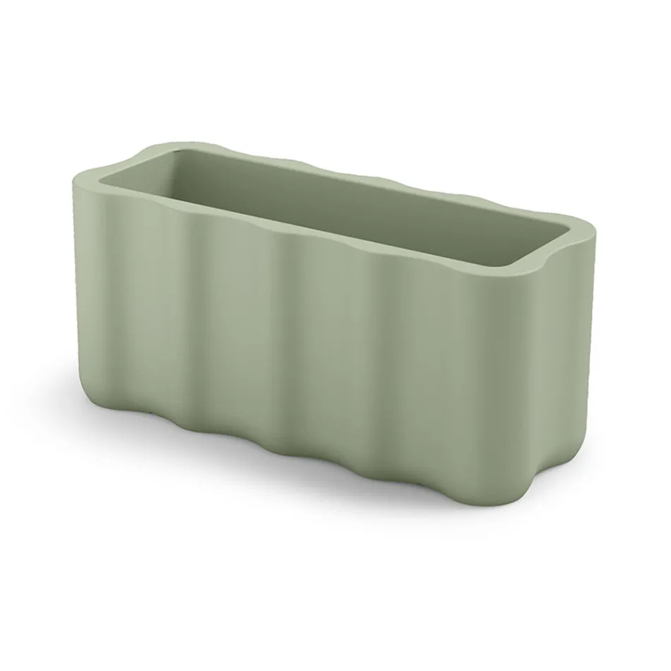 Udendørs vase i farvet polyethylen Made in Italy - rodet Viadurini