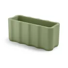 Udendørs vase i farvet polyethylen Made in Italy - rodet Viadurini