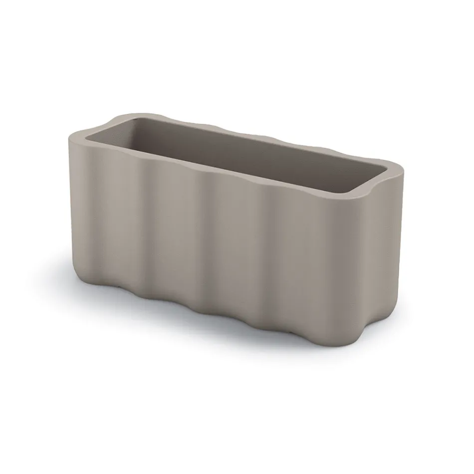 Udendørs vase i farvet polyethylen Made in Italy - rodet Viadurini