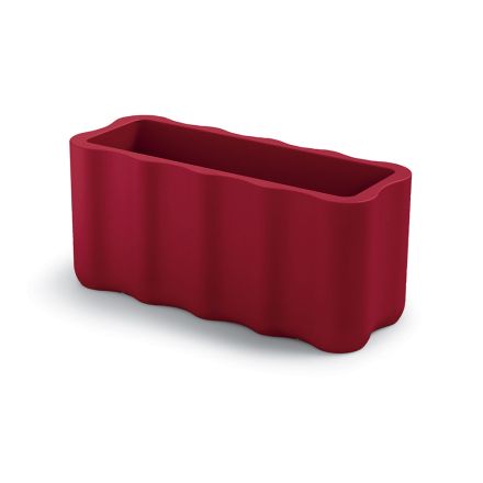 Udendørs vase i farvet polyethylen Made in Italy - rodet Viadurini