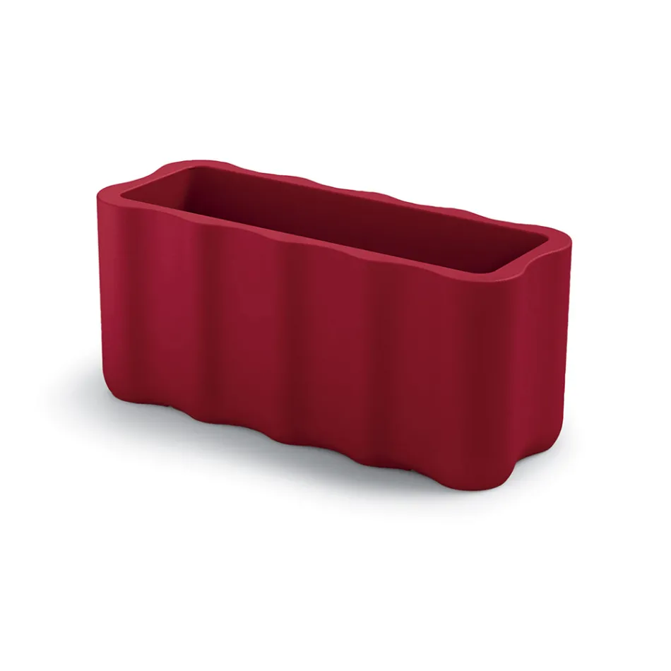 Udendørs vase i farvet polyethylen Made in Italy - rodet Viadurini