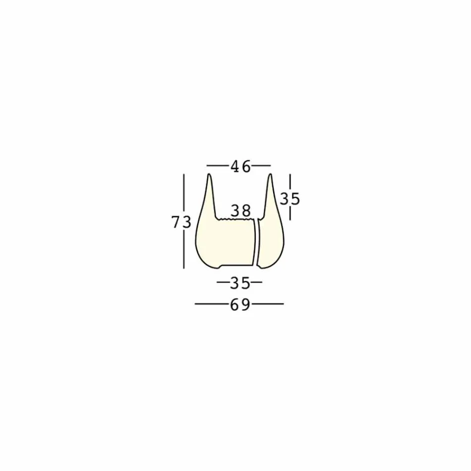 Udendørs lysende design drop vase i polyethylen fremstillet i Italien - Monita Viadurini