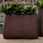 Indendørs eller udendørs vase, plastplanter 3 dimensioner - Pandora fra Myyour Viadurini