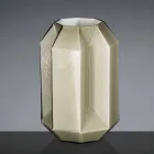 Indendørs vase i poleret glas, håndlavet i Italien - Flok Viadurini