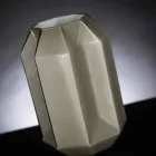 Indendørs vase i poleret glas, håndlavet i Italien - Flok Viadurini