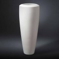 Høj dekorativ hvid keramisk vase fremstillet i Italien - Jacky
