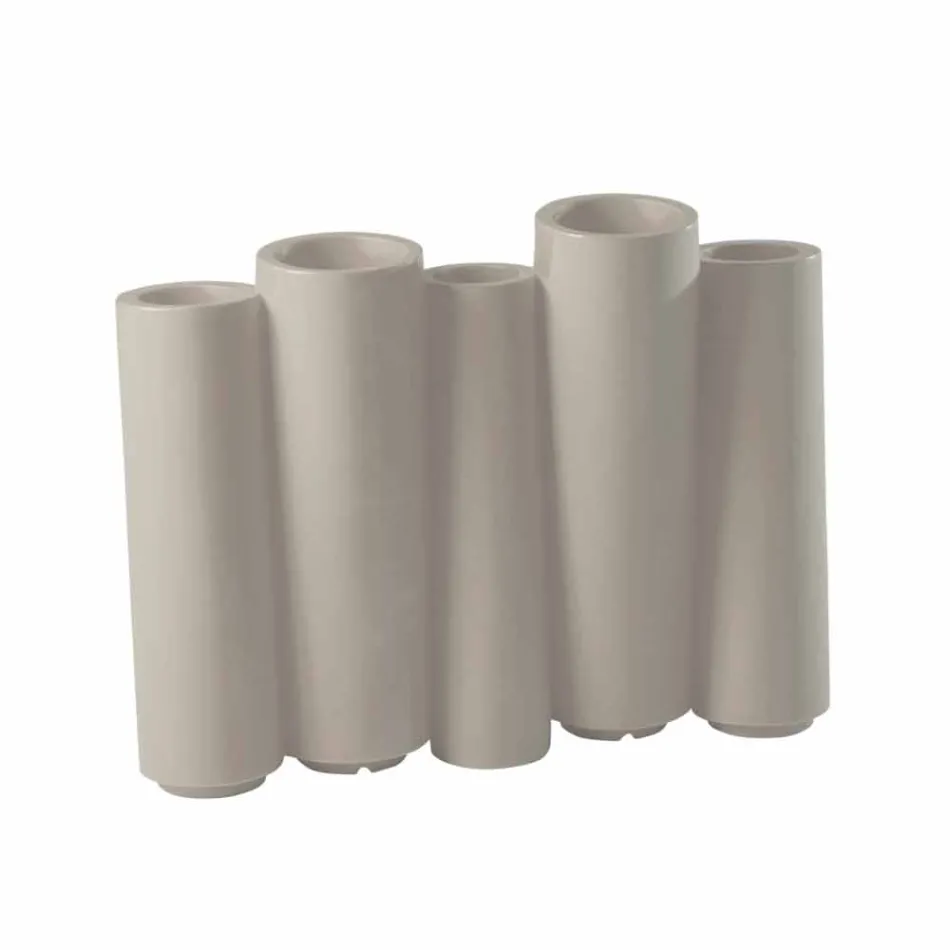 Dekorativ farvet vas Slide Bamboo moderne design lavet i Italien Viadurini