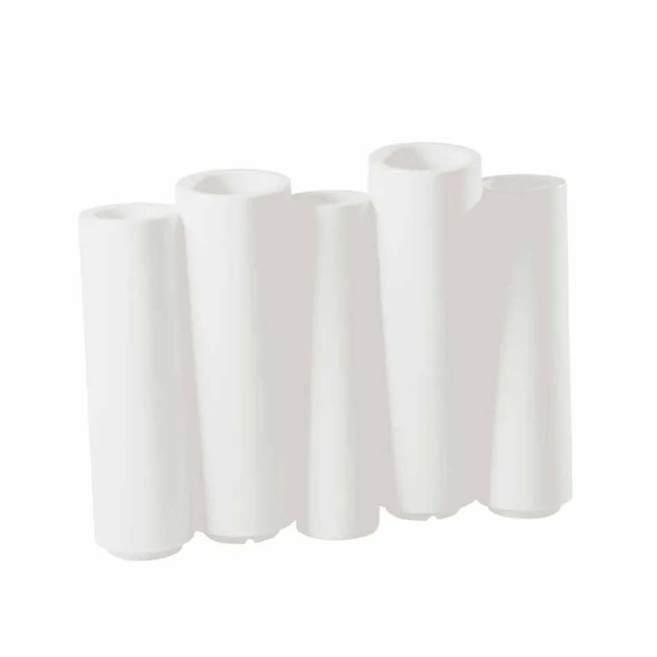 Dekorativ farvet vas Slide Bamboo moderne design lavet i Italien Viadurini