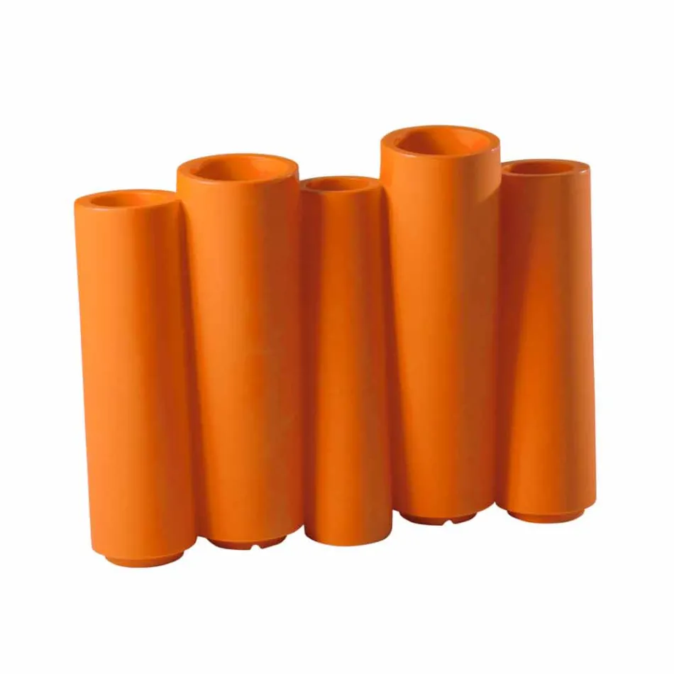 Dekorativ farvet vas Slide Bamboo moderne design lavet i Italien Viadurini