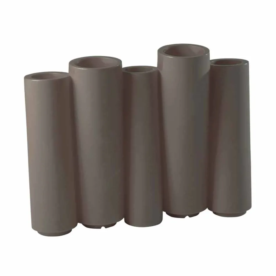 Dekorativ farvet vas Slide Bamboo moderne design lavet i Italien Viadurini