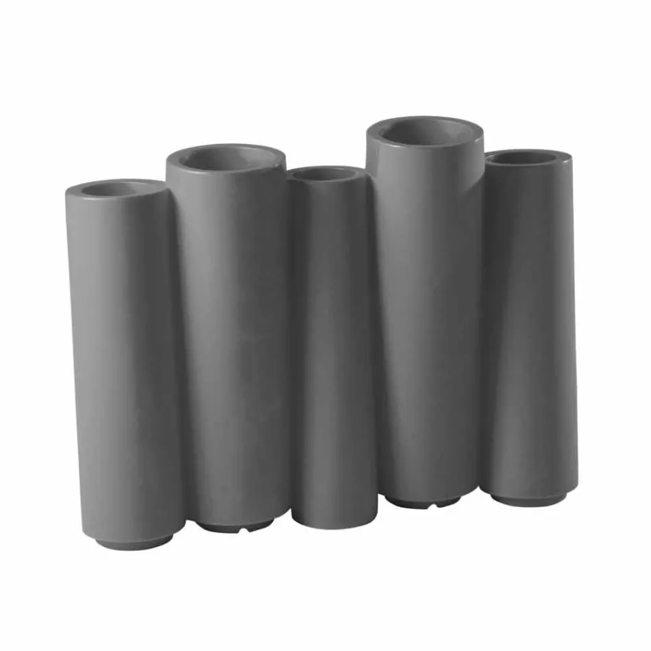 Dekorativ farvet vas Slide Bamboo moderne design lavet i Italien Viadurini