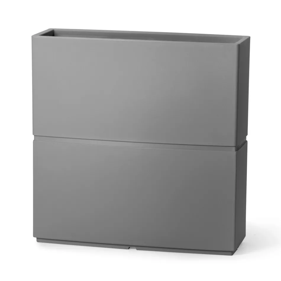 Indendørs dekorativ polyethylenvase 2 størrelser lavet i Italien - Lambo Viadurini