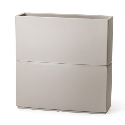 Indendørs dekorativ vase i polyethylen 2 størrelser lavet i Italien - Lambo Viadurini