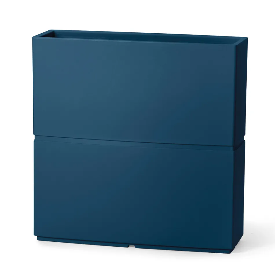 Indendørs dekorativ vase i polyethylen 2 størrelser lavet i Italien - Lambo Viadurini