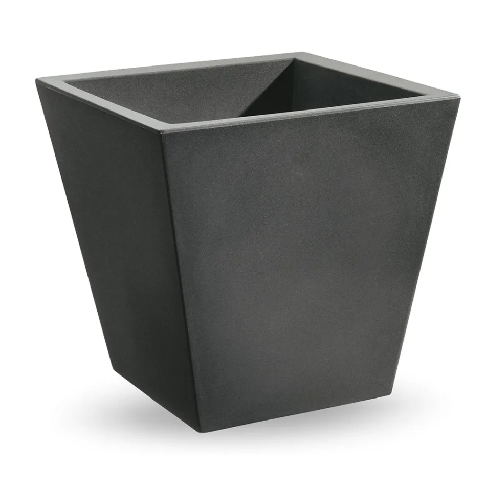 Indendørs dekorativ vase i farvet polyethylen fremstillet i Italien - Mengo Viadurini