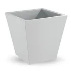 Indendørs dekorativ vase i farvet polyethylen fremstillet i Italien - Mengo Viadurini