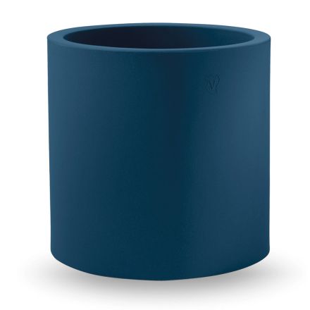 Cylindrisk form dekorativ vase i polyethylen Fremstillet i Italien - Tonello Viadurini