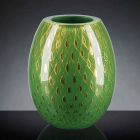 Dekorativ vase i farvet Murano-blæst glas fremstillet i Italien - Barletta Viadurini