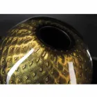 Dekorativ vase i farvet Murano-blæst glas fremstillet i Italien - Barletta Viadurini