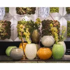 Dekorativ vase i farvet Murano-blæst glas fremstillet i Italien - Barletta Viadurini