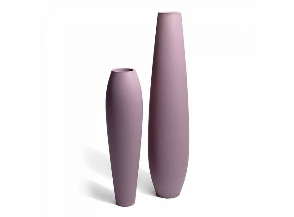 Vendbar dekorativ polyethylenvase fremstillet i Italien Design - Nadai Viadurini