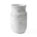 Vase dekoration i hvid Carrara marmor og sort Marquinia Design - Calar