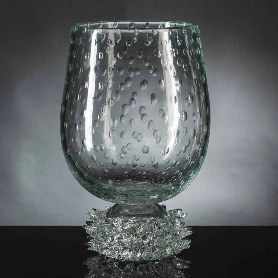 Elegant indendørs vase i Murano-glas Fremstillet i Italien - Copernicus Viadurini