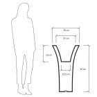 Haveblomsterpotte i farvet polyethylen Fremstillet i Italien - Tremont Viadurini