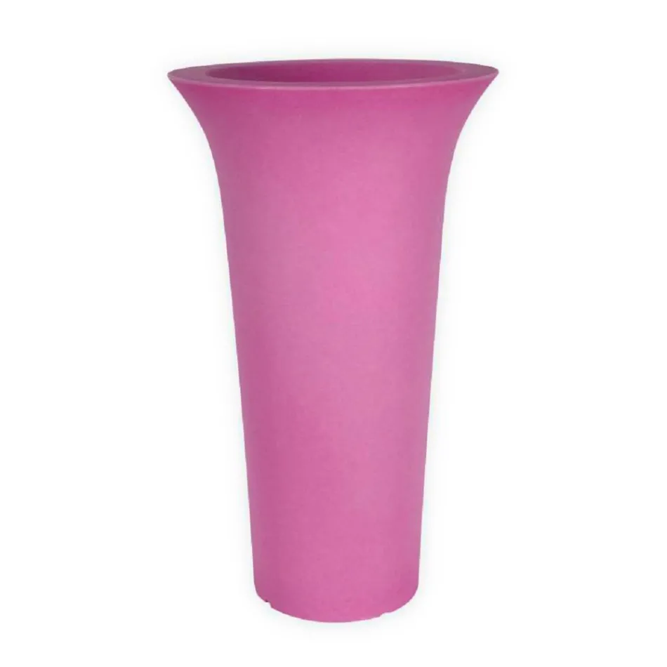 Rund haveplantekasse i polyethylen Fremstillet i Italien - Tremont Viadurini