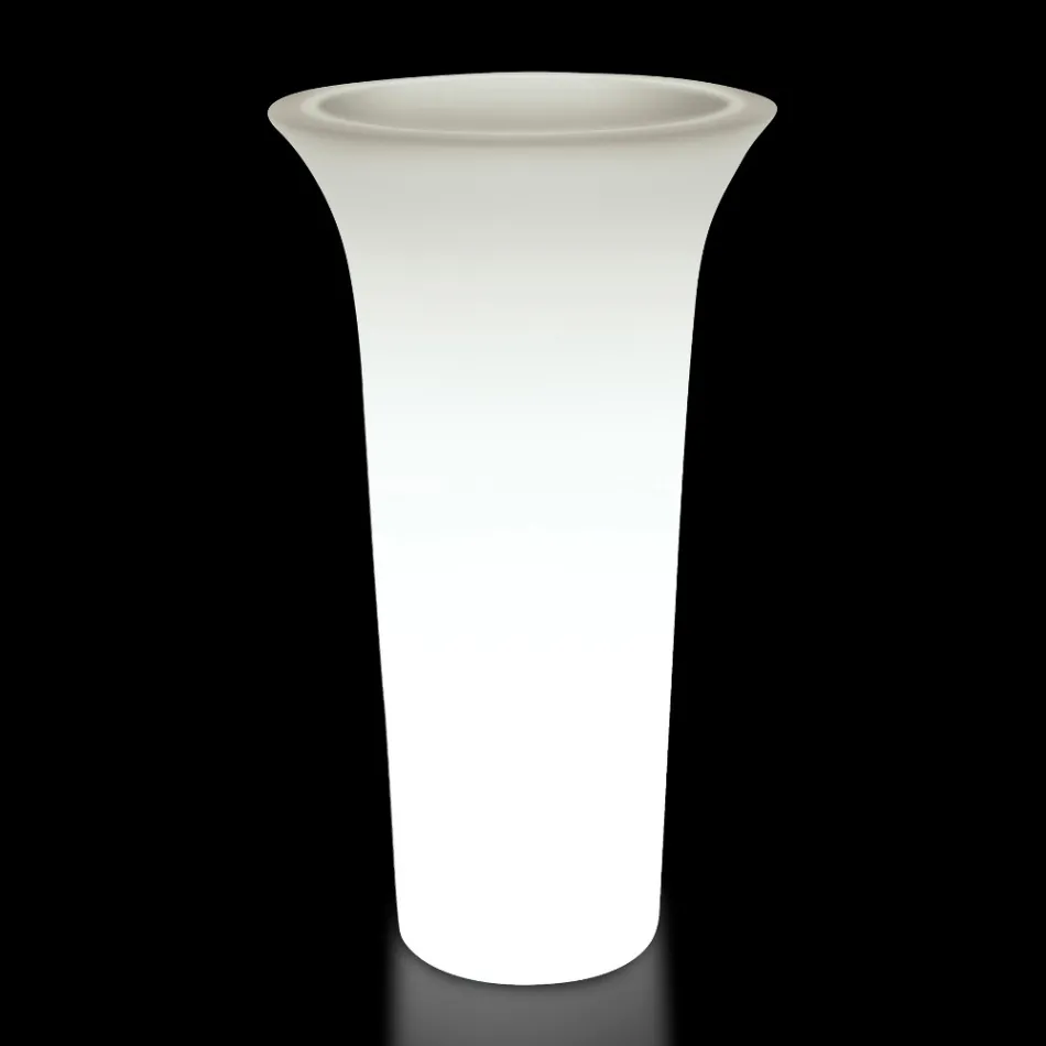 Rund haveplantekasse i polyethylen Fremstillet i Italien - Tremont Viadurini