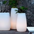 Plantervase i lysende plast, design i 3 størrelser - Pandora fra Myyour Viadurini