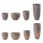 Vase oplyst udvendigt og indvendigt moderne design farvet plastik - Svasostar Viadurini