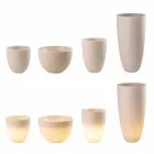 Vase oplyst udvendigt og indvendigt moderne design farvet plastik - Svasostar Viadurini