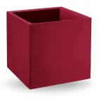 Vase i farvet polyethylen kubisk form lavet i Italien - Tonello Viadurini