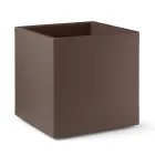 Farvet polyethylen kubisk vase lavet i Italien - Tonello Viadurini