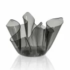 Vase intern / ekstern draperet røget Pina, moderne design Viadurini