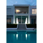 Udendørs lysvase med LED-lys i polyethylen Fremstillet i Italien - Nadai Viadurini