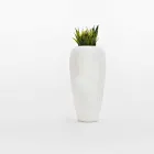 Bright udendørs vase i moderne design polyethylen - hud af Myyour Viadurini