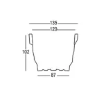 Lyst polyethylen havevase med LED Made in Italy - Poldo Viadurini