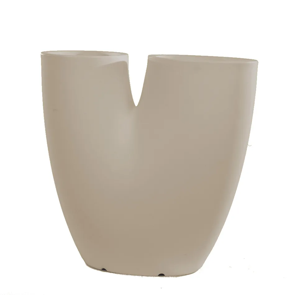 Moderne farvet havevase i polyethylen lavet i Italien - Flowes Viadurini