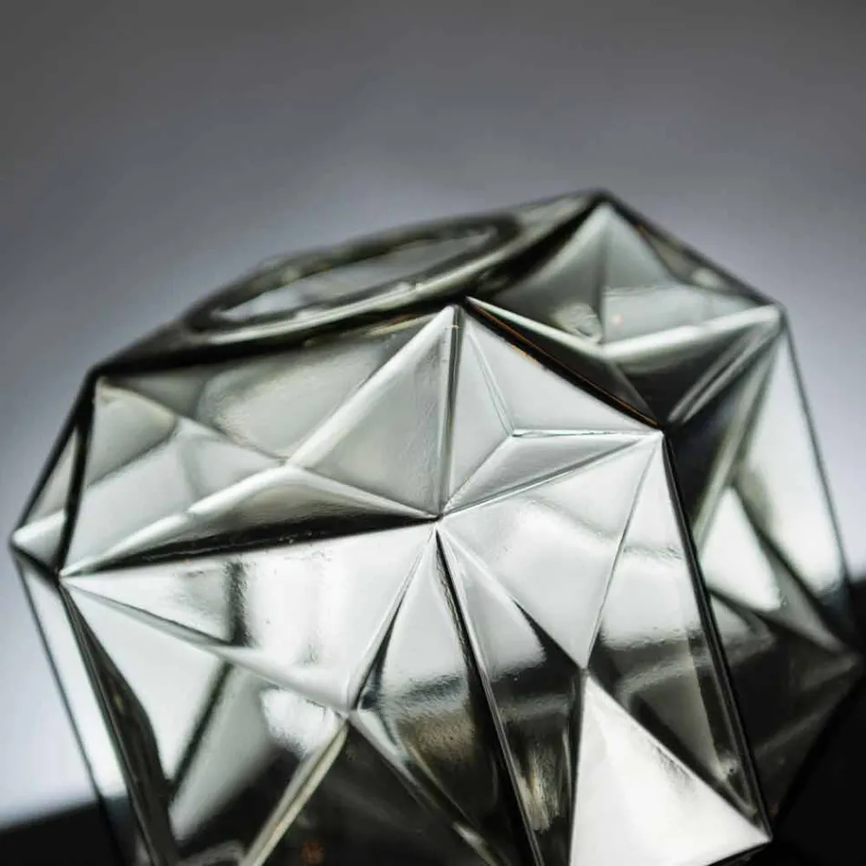 Moderne indendørs glasvase håndlavet i Italien - Eagle Viadurini