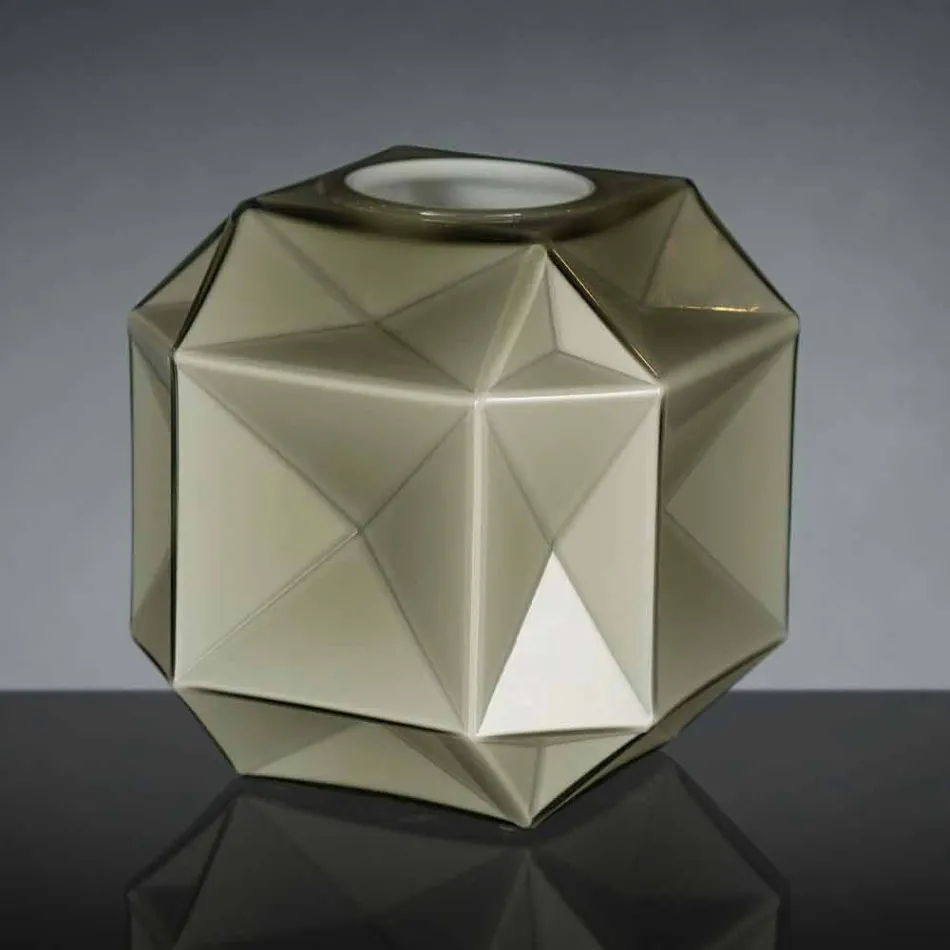 Moderne indendørs glasvase håndlavet i Italien - Eagle Viadurini