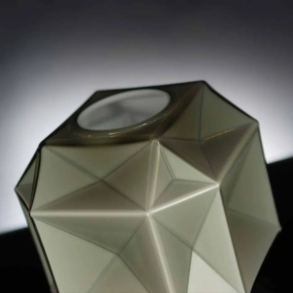 Moderne indendørs glasvase håndlavet i Italien - Eagle Viadurini