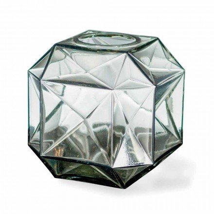 Moderne indendørs glasvase håndlavet i Italien - Eagle Viadurini